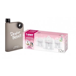 N&aacute;hradn&iacute; filtry BWT magnesium 12ks + d&aacute;rek - designov&aacute; l&aacute;hev