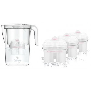 BWT VIDA MEI b&iacute;l&aacute;, 2,6l - 3x filtr v balen&iacute; - AKCE